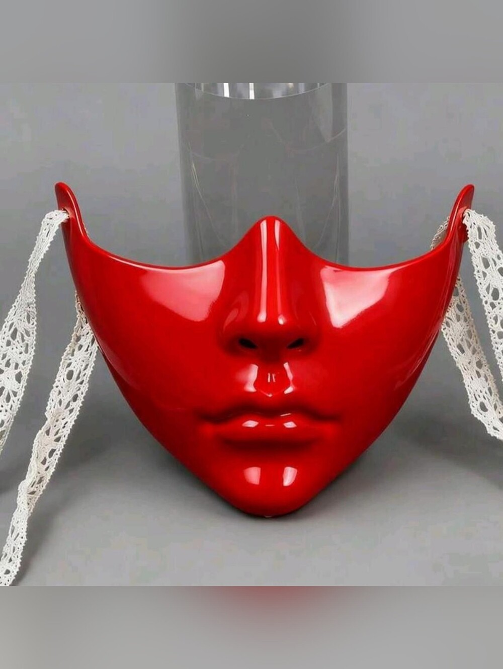 Red Face Mask ...